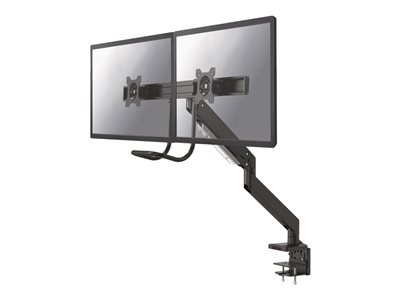 NewStar NeoMounts NM-D775DXBLACK - Montáž na stůl (nastavitelné rameno) - černá - velikost obrazovk