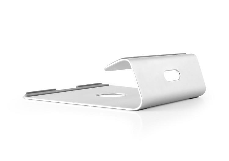 NewStar NSLS025 - Stojan pro notebook (počítač) - leštěný hliník - stříbrná - velikost obrazovky: 1