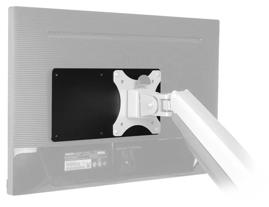 NewStar THINCLIENT-01 - Upevňovací komponent (holder) pro tenký klient - černá - za plochým panelem