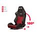 Next Level Racing PRS2 Performance Reclining Sim Racing Seat, herní sedačka černo-červená (NLR-E058 9359668000831