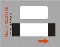 Niimbot štítky EP 14x30mm 210ks Transparent pro D11 a D110 A2G88588201