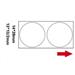 Niimbot štítky R 14x28mm 205ks WhiteRound B pro D11 a D110 A2A08061801
