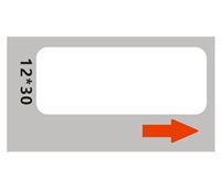 Niimbot štítky RP 12x30mm 210ks White pro D11 a D110 A2A68601201