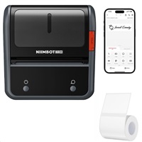 Niimbot Tiskárna štítků B3S Smart, černá + role štítků 180 ks 1894842