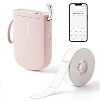 Niimbot Tiskárna štítků D11-H Smart, růžová + role štítků 155 ks 1AA57321601