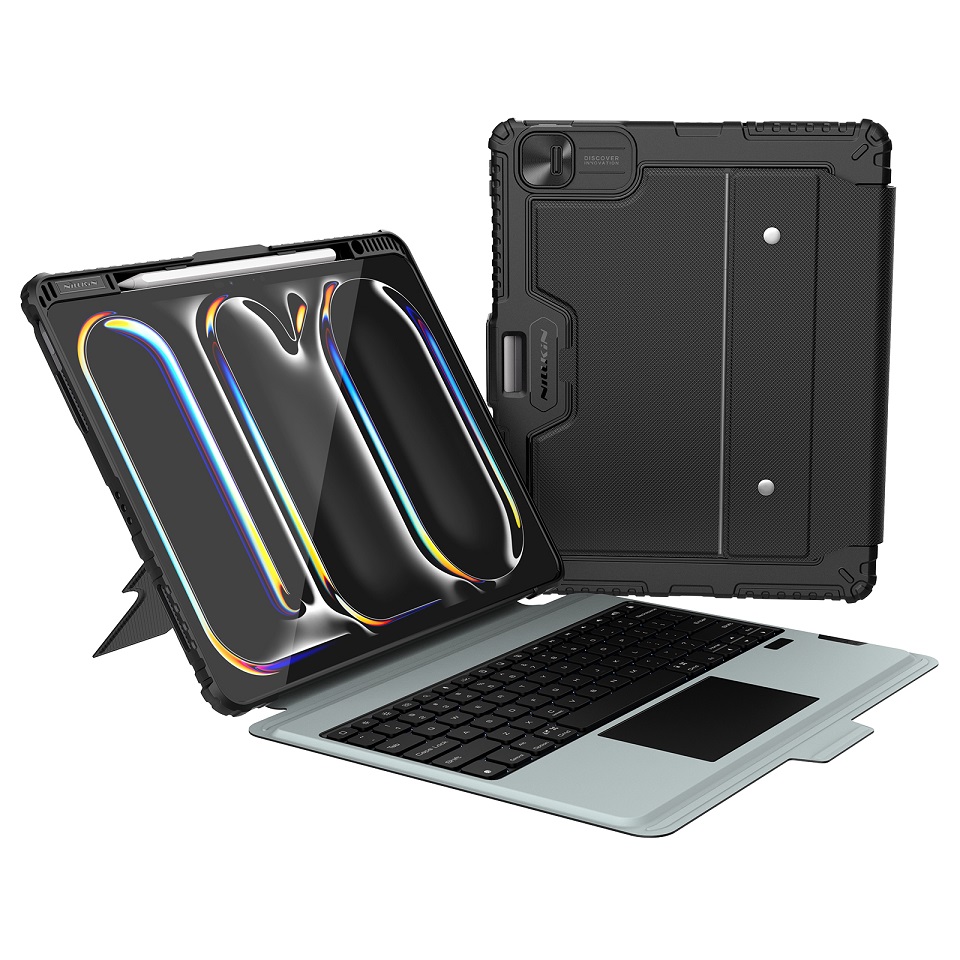 Nillkin Bumper Combo Keyboard Case (Backlit Version) pro iPad Pro 13 2024 Black 6902048281646