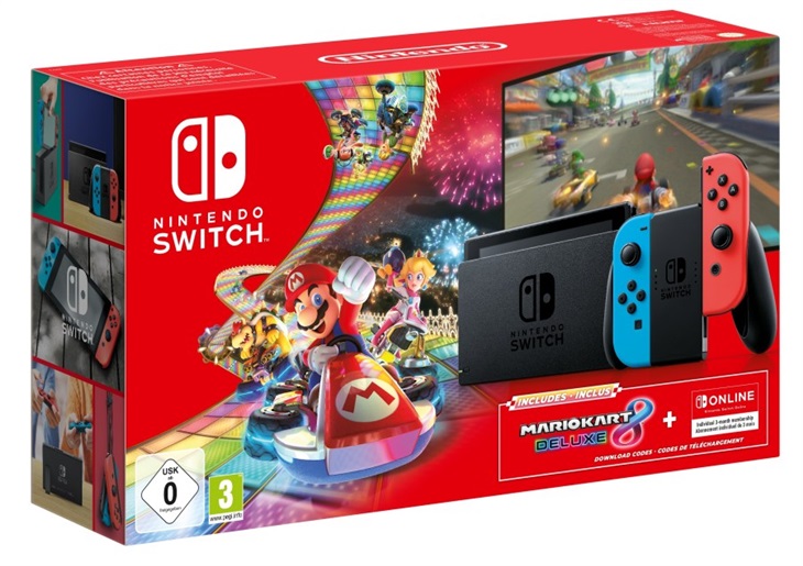 Nintendo Swi. Ma. Kart 8 Del. bundle+NSO 0045496453510