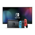 Nintendo Switch console with neon red&blue Joy-Con V2 045496452629