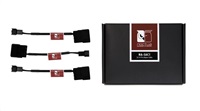 NOCTUA Adaptér NA-SAC1, 3x, Molex na 3-pin ventilátor, černá
