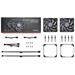 Noctua NF-A12x25 G2 PWM Sx2-PP chromax.black set 2x ventilátor 120x120x25mm