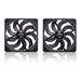 Noctua NF-A14x25 G2 PWM Sx2-PP chromax.black, set 2 ventilátorov 140x140x25mm