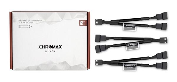 Noctua rozdvojka NA-SYC1 chromax.black / 1x 4-pin na 2x 4-pin / sada 3ks NA-SYC1.black