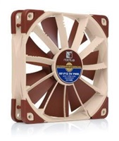 NOCTUA Ventilátor NF-F12 5V PWM, 120mm, hnědá
