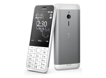 Nokia 230 Single SIM White Silver A00027220