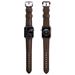 Nomad kožený remienok pre Apple Watch 42/44 mm - Traditional Brown/Silver Hardware NM1A4RST00