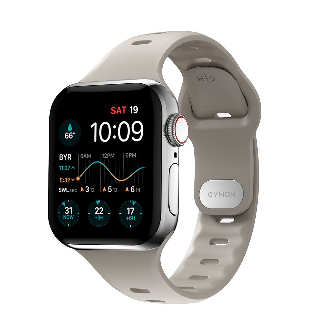 Nomad remienok Sport Slim Band pre Apple Watch 38/40/41mm - Bone NM01141785