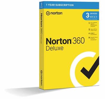 NORTON 360 DELUXE 25GB CZ 1uživatel pro 3 zařízení na 12 měsíců_Box 21416704