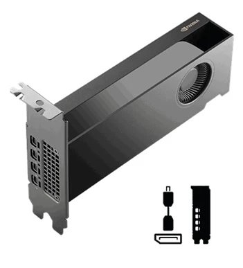 NVIDIA RTX 2000 PRO Blackwell PCI-Express x16 Gen 4.0, Dual Slot, 16 GB GDDR6 ECC 128-bit, HDCP 2.2 VCNRTXPRO2000-SB