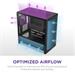 NZXT case H3 Flow, mATX, Airflow Micro Tower, black CC-H31FB-01