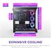 NZXT case H9 Flow RGB, ATX, Large Dual Chamber Mid Tower, black CM-H92FB-R1