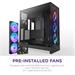 NZXT case H9 Flow RGB, ATX, Large Dual Chamber Mid Tower, black CM-H92FB-R1