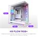 NZXT case H9 Flow RGB+, ATX, Large Dual Chamber Mid Tower, white CM-H92FW-P1