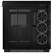 NZXT skříň H9 Elite dvoukomorová ATX / 3xRGB 120 mm / 1x 120mm fan / prosklená / RGB&fan controler / černá CM-H91EB-01