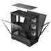 NZXT skříň S5 / ATX / 360mm RGB single-frame reverse fan / 2xUSB 3.2 / USB-C / panoramatická / černá CC-S51FB-01