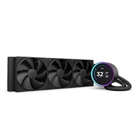 NZXT vodní chladič Kraken 360 ELITE / 3x120mm fan / 4-pin PWM / LCD disp. / 6 let RL-KN36E-B2