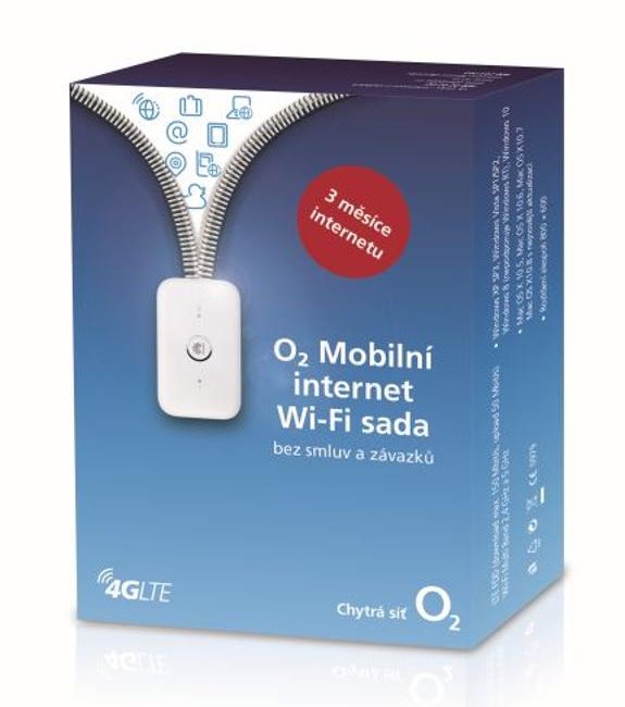 O2 Mobilní Internet karta/ sada velká/ E5573s 4G/LTE INTERNET/ USB modem/ kredit 0,- Kč + 3 měsíce Inte PACK.E5573S.0Z90