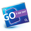 O2 Předplacená karta GO 3GB DAT SMALLPGO.50V3G52A