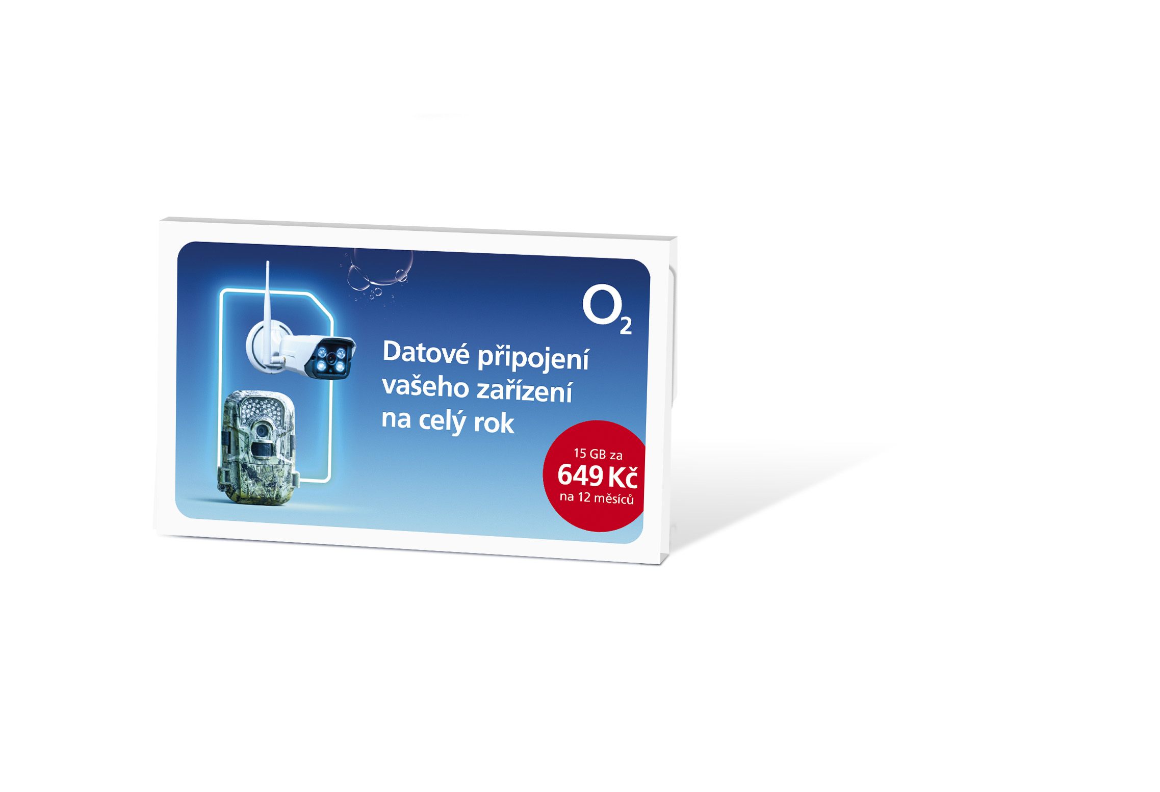 O2 Roční datové připojení 15 GB Bundle 2+1 SMALLPGO.0GP15G59