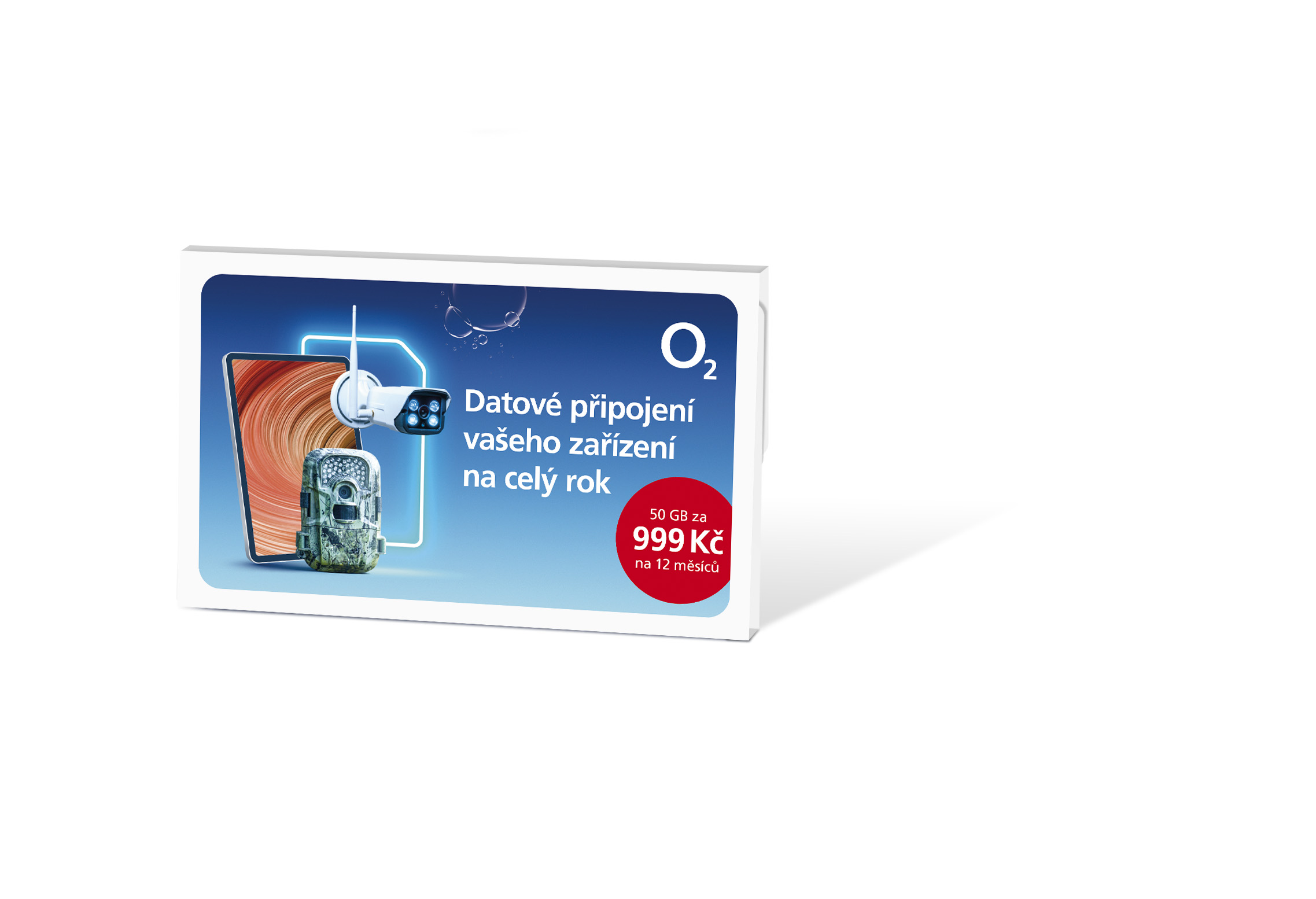 O2 Roční datové připojení 50 GB Bundle 2+1 SMALLPGO.0GP50G59