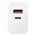 OBAL:ME Cestovní Nabíječka USB-A + USB-C 25W White 8596311273476