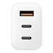 OBAL:ME GaN Cestovní Nabíječka USB-A + USB-C 36W White 8596311273483