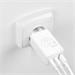 OBAL:ME GaN Cestovní Nabíječka USB-A + USB-C 36W White 8596311273483