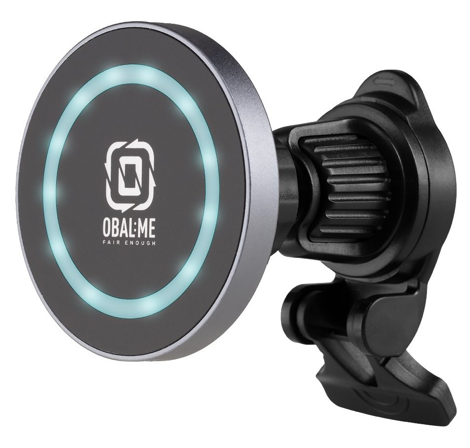 OBAL:ME MagNetix Aura Bezdrátový Nabíjecí Držák do Auta 15W Black 8596311299735