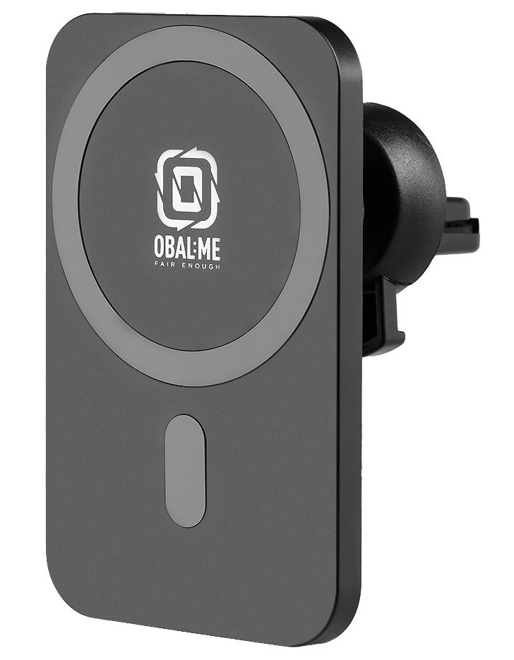 OBAL:ME MagNetix Plate Bezdrátový Nabíjecí Držák do Auta 15W Black 8596311299728