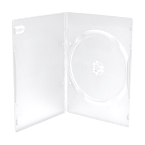 Obal na 1DVD slim 100ks/balenie, 7mm, clear 042788