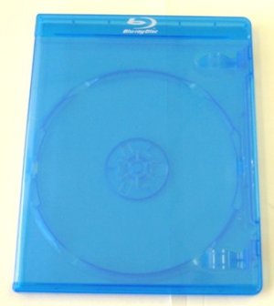 Obal na 2 BD-R Blu-ray disk modrý rozmer 149 x 128 x 12 mm