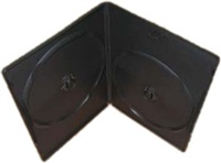 Obal na 2ks DVD médií SLIM čierny 7mm