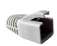Ochrana pro konektor RJ45 Cat6A, snag-proof - šedá, 100ks OCHCAT6A-GR-B