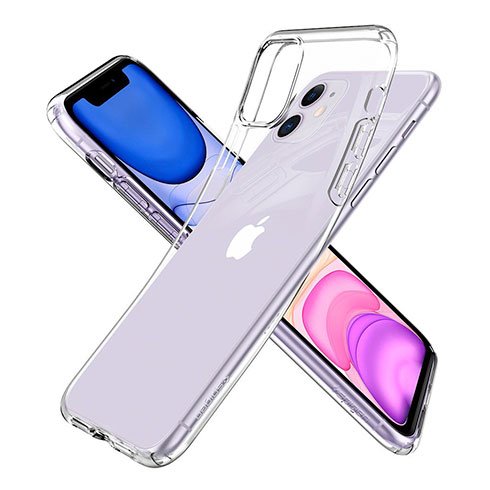 Ochranný kryt Spigen Liquid Crystal pro Apple iPhone 11 transparentní 076CS27179