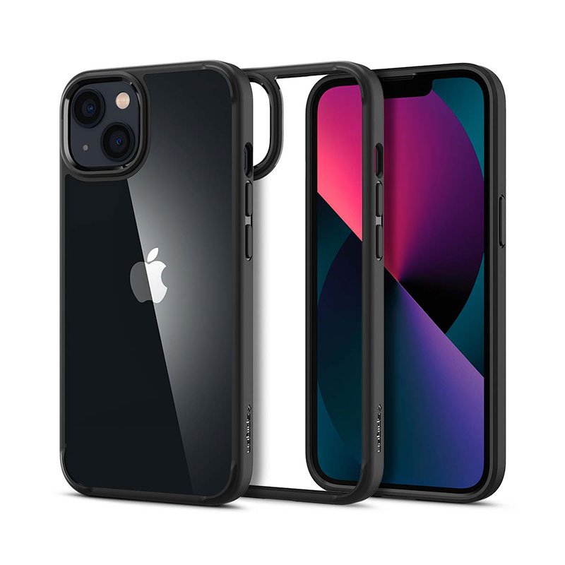 Ochranný kryt Spigen Ultra Hybrid pro iPhone 13 mini černý ACS03318