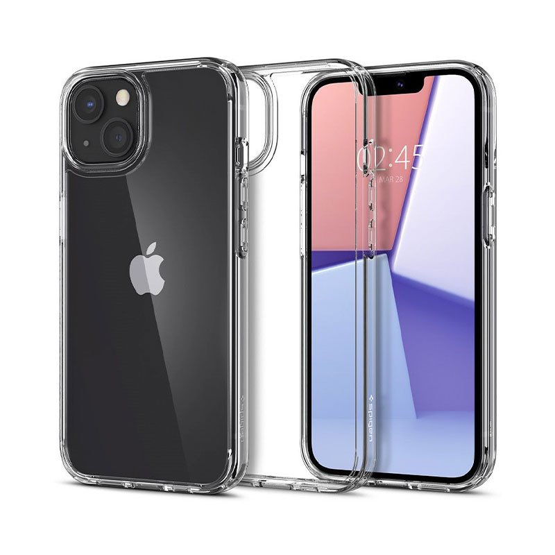 Ochranný kryt Spigen Ultra Hybrid pro iPhone 13 mini transparentní ACS03317