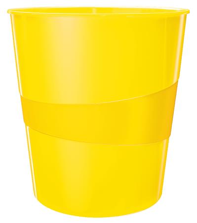 Odpadkový koš Leitz WOW, žlutá 52781016