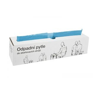 Odpadní pytle pro skartovače typ II, modré 07.040305
