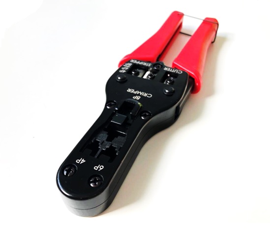 OEM kliešte PROFI pre konektory RJ10, RJ11, RJ12, RJ45 HT-2008AR