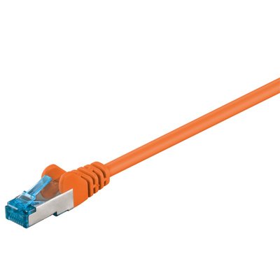 OEM patch kábel Cat6A, SFTP, LS0H, 3m, oranžový PKOEM-SFTP6A-030-OR