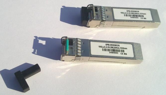 OEM SFP+ modul multirate, 10GBASE-BX, WDM singlemode 20km, Tx1270, Rx1330, LC, 0 až 70°C, DMI, Cisco komp. SPB-2820WCIS